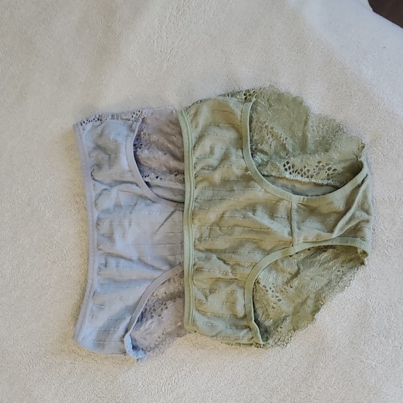 SHEIN Blue & Green Lace Undies - Picture 1 of 3